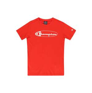 Champion Authentic Athletic Apparel Tričko jasně červená / bílá