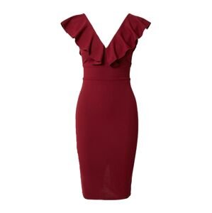 WAL G. Koktejlové šaty 'HIMANI' vínově červená