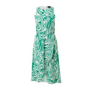 AX Paris Letní šaty zelená / bílá