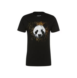 Mister Tee Tričko 'Desiigner Panda'  zlatě žlutá / černá / bílá