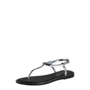 Miss KG Páskové sandály 'DELTA'  černá / stříbrná