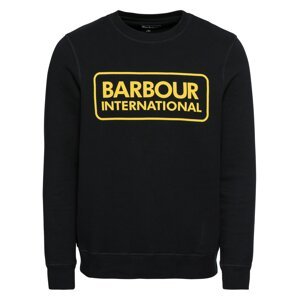Barbour International Mikina  černá / žlutá