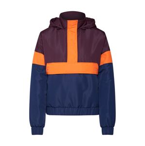 Urban Classics Přechodná bunda námořnická modř / lilek / svítivě oranžová