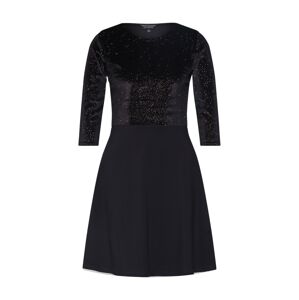 Dorothy Perkins Společenské šaty 'JERSEY GLITTR 2 IN 1 DRESS'  černá