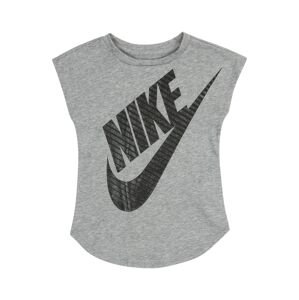 Nike Sportswear Tričko 'JUMBO FUTURA' šedý melír / černá
