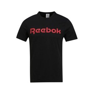 Reebok Sport Funkční tričko 'GS Reebok Linear Re'  černá / červená