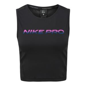 NIKE Sportovní top 'Pro'  pink / tmavě modrá / černá