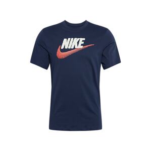 Nike Sportswear Tričko  námořnická modř / bílá / červená