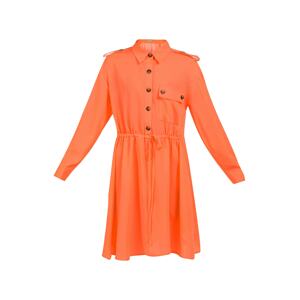 MYMO Košilové šaty  svítivě oranžová