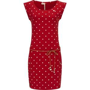 Ragwear Letní šaty 'TAG DOTS'  červená / offwhite