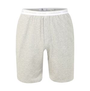 Calvin Klein Underwear Pyžamové kalhoty šedý melír / bílá