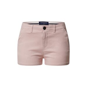 Superdry Chino kalhoty  růžová