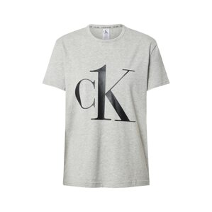 Calvin Klein Underwear Tričko na spaní  šedý melír / černá
