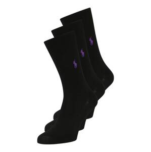 Polo Ralph Lauren Ponožky  šeříková / černá