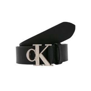 Calvin Klein Jeans Opasek 'CKJ MONO HARDWARE 35MM'  černá