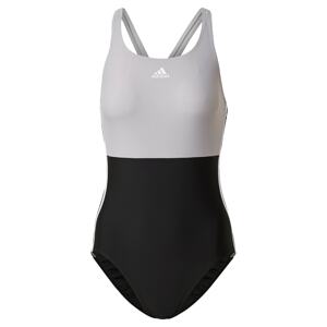 ADIDAS PERFORMANCE Sportovní plavky  černá / světle šedá / bílá