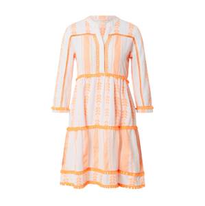 Rich & Royal Šaty  bílá / oranžová
