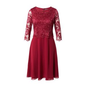 Vera Mont Koktejlové šaty rubínově červená