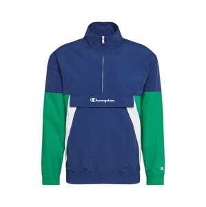 Champion Authentic Athletic Apparel Funkční bunda  trávově zelená / tmavě modrá / bílá
