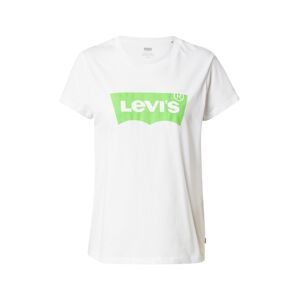 LEVI'S Tričko  bílá / svítivě zelená