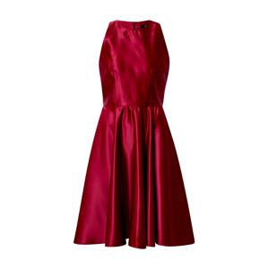 SWING Koktejlové šaty červená třešeň