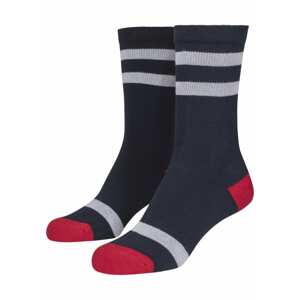 Urban Classics Ponožky  námořnická modř / bílá / ohnivá červená