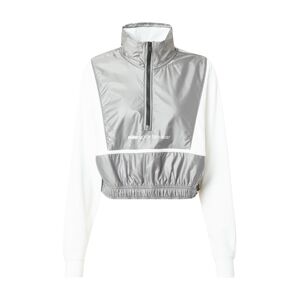 Nike Sportswear Mikina 'ARCHIVE RMX'  bílá / stříbrně šedá