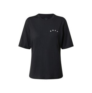 ROXY Funkční tričko  černá / bílá