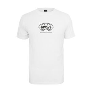 Mister Tee Shirt 'NASA Globe'  bílá / černá