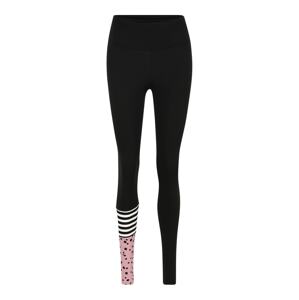 Hey Honey Sportovní kalhoty 'Surf Style'  bílá / černá / světle růžová