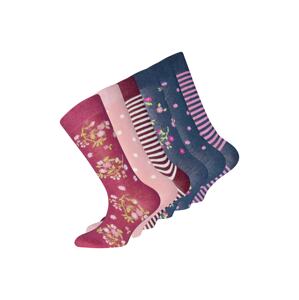 EWERS Ponožky  modrá / bobule / růžová / tmavě červená