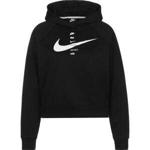 Nike Sportswear Mikina 'Swoosh'  bílá / černá