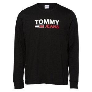 Tommy Jeans Tričko  námořnická modř / ohnivá červená / černá / bílá