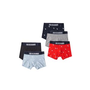 Abercrombie & Fitch Spodní prádlo  šedý melír / světlemodrá / červená / černá