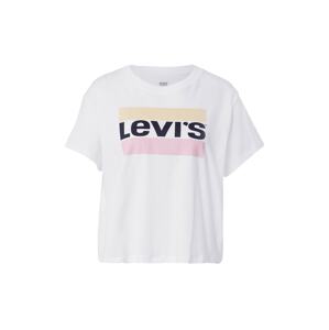 LEVI'S Tričko námořnická modř / žlutá / růžová / bílá