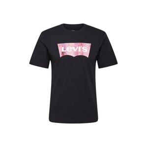 LEVI'S Tričko  pink / černá / bílá