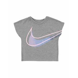 Nike Sportswear Tričko  fialová / šedá / růžová