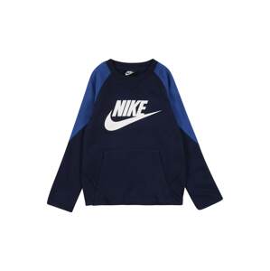 Nike Sportswear Tričko  noční modrá / nebeská modř / bílá