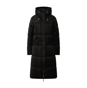 Superdry Zimní kabát 'MICROFIBRE DUVET COAT'  černá