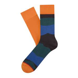 CHEERIO* Ponožky  svítivě oranžová / modrá / smaragdová / noční modrá