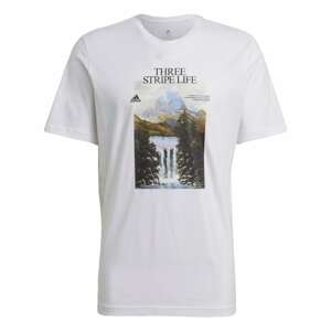 ADIDAS SPORTSWEAR Funkční tričko 'Mountain' mix barev / bílá