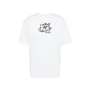 FUBU T-Shirt  bílá / černá