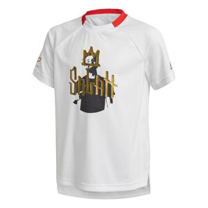 ADIDAS PERFORMANCE Funkční tričko zlatá / červená / černá / bílá