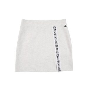 Calvin Klein Jeans Sukně 'PUNTO'  bílý melír / černá / světle šedá / bílá