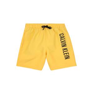 Calvin Klein Swimwear Plavecké šortky  žlutá / černá
