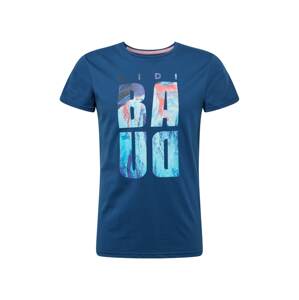 BIDI BADU Funkční tričko 'Aleke'  tmavě modrá / světlemodrá / červená