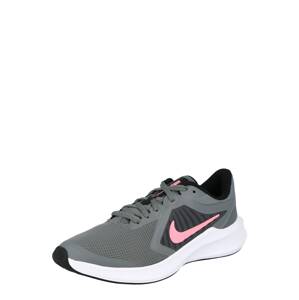 NIKE Sportovní boty 'Downshifter 10' šedá / pink / černá