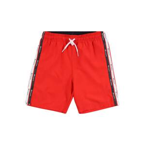 Champion Authentic Athletic Apparel Plavecké šortky  červená / černá / bílá