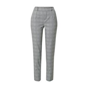 OBJECT (Petite) Kalhoty 'LISA'  světle šedá / bílá