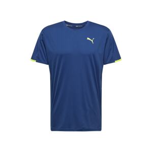PUMA Funkční tričko  královská modrá / bílá / svítivě žlutá